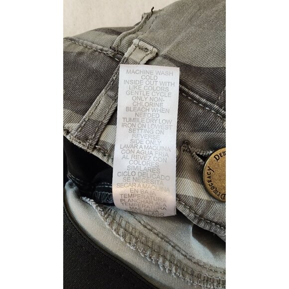 Democracy Ab Technology Womens Camo Skinny Jeans Size 6 Cotton Blend - Picture 5 of 11